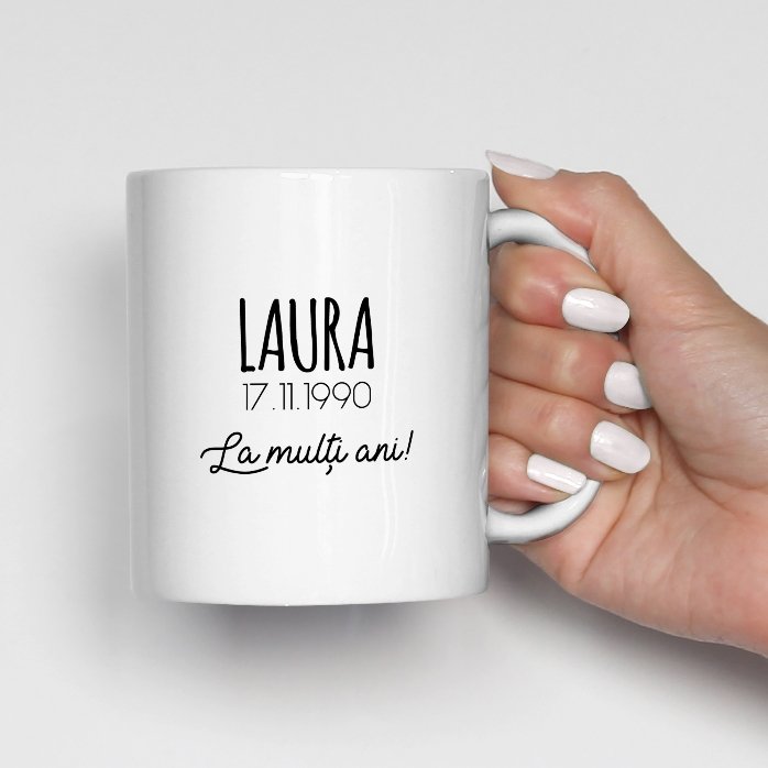 Cană zodiac personalizată cu text - Scorpion