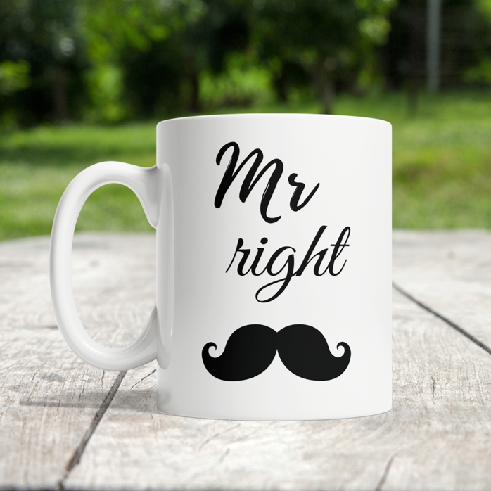Căni pentru cuplu - Mr Right și Mrs Always Right