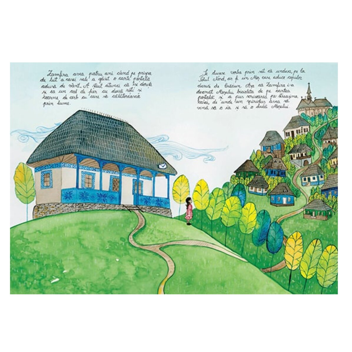 Carte pentru copii cu ilustrații - Bicicleta fermecată