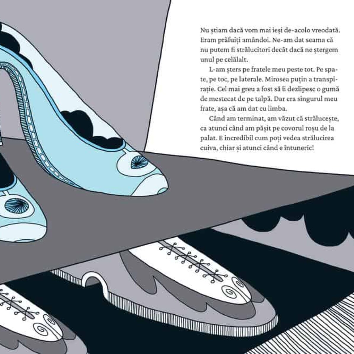 Carte pentru copii cu ilustrații - Cum am devenit pantof regal