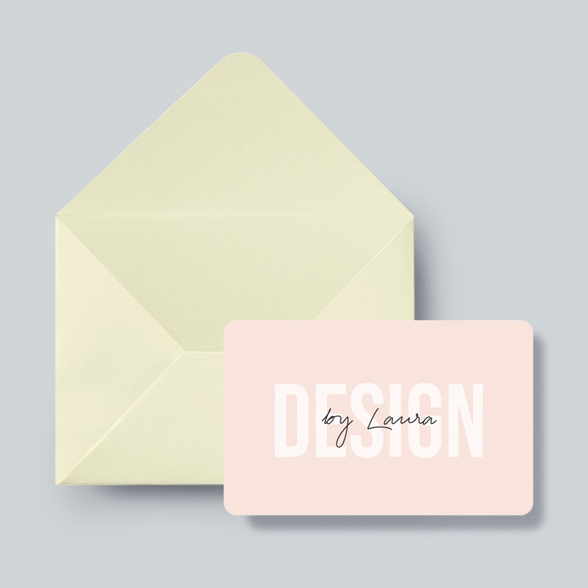 Carte de vizită aluminiu personalizată față-verso cu text - SIMPLE 