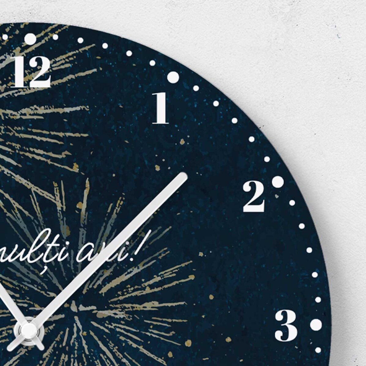 Ceas personalizat cu text - Un an nou