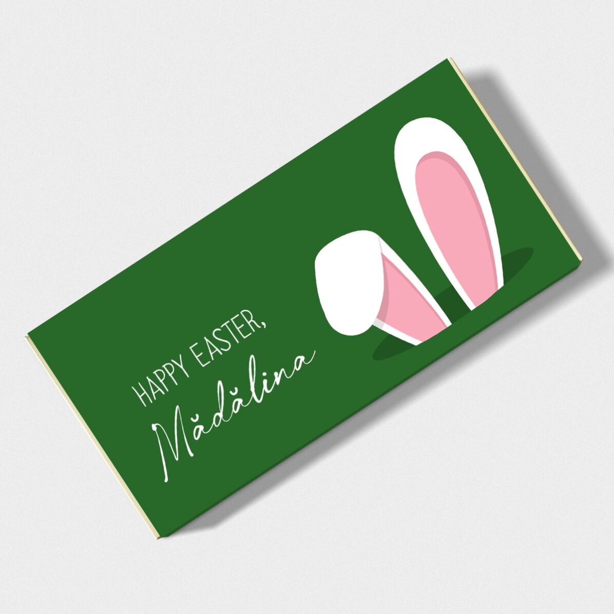 Ciocolată personalizată cu text  - Bunny