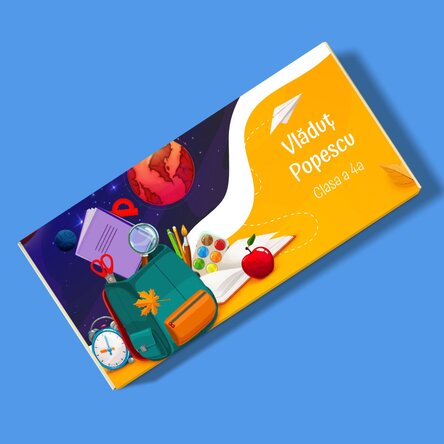 Ciocolată personalizată cu text - Noi orizonturi