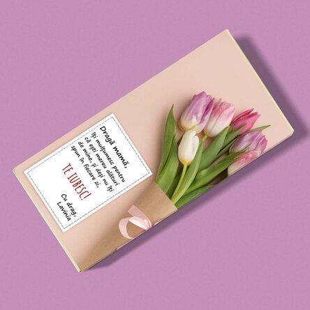 Ciocolată personalizată cu text - Pentru mama
