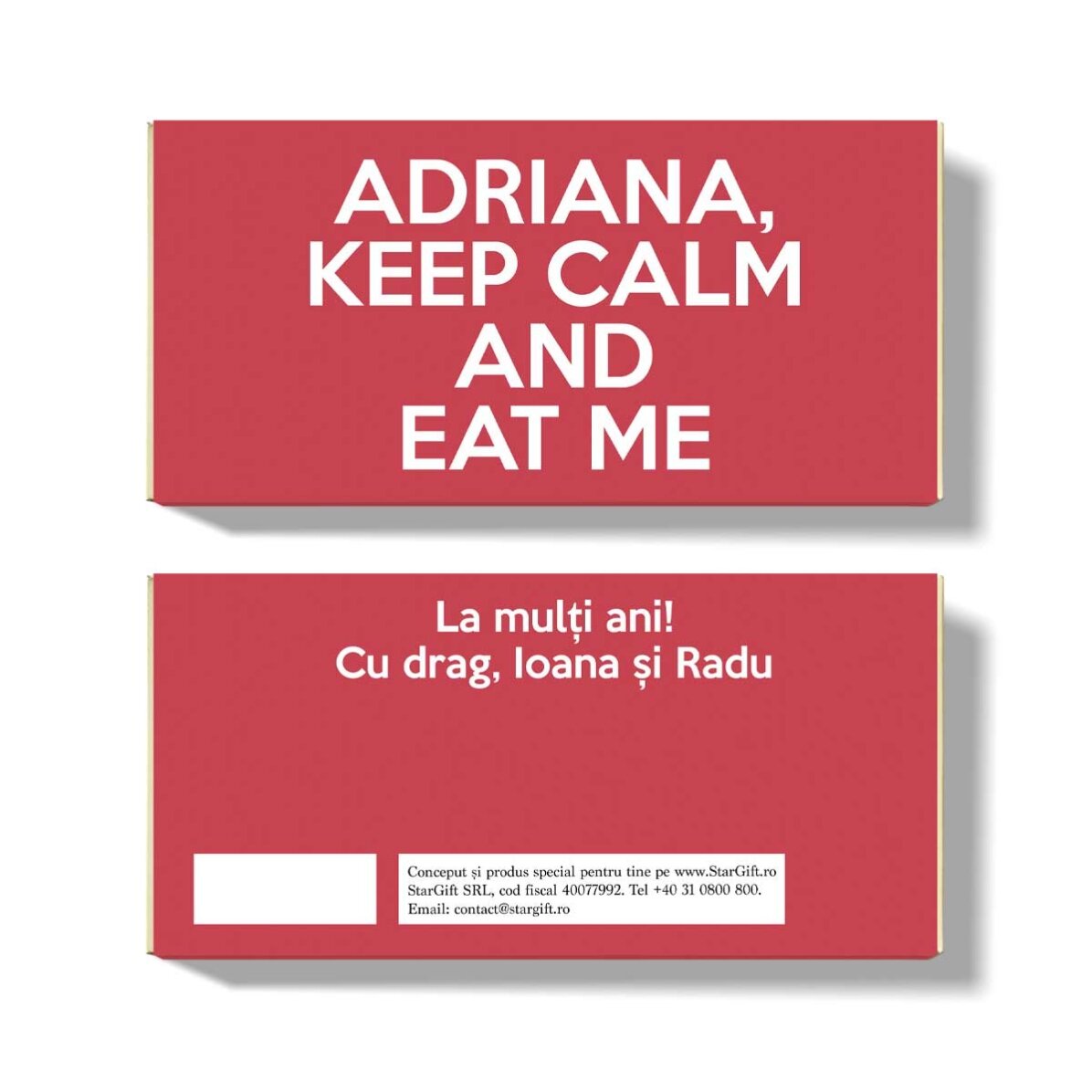 Ciocolată personalizată - KEEP CALM