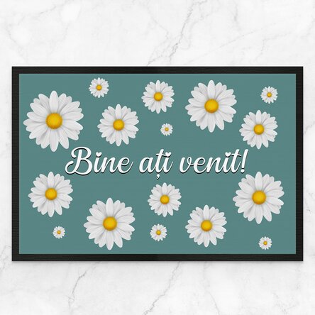 Covoraș de intrare personalizat cu text - Margarete