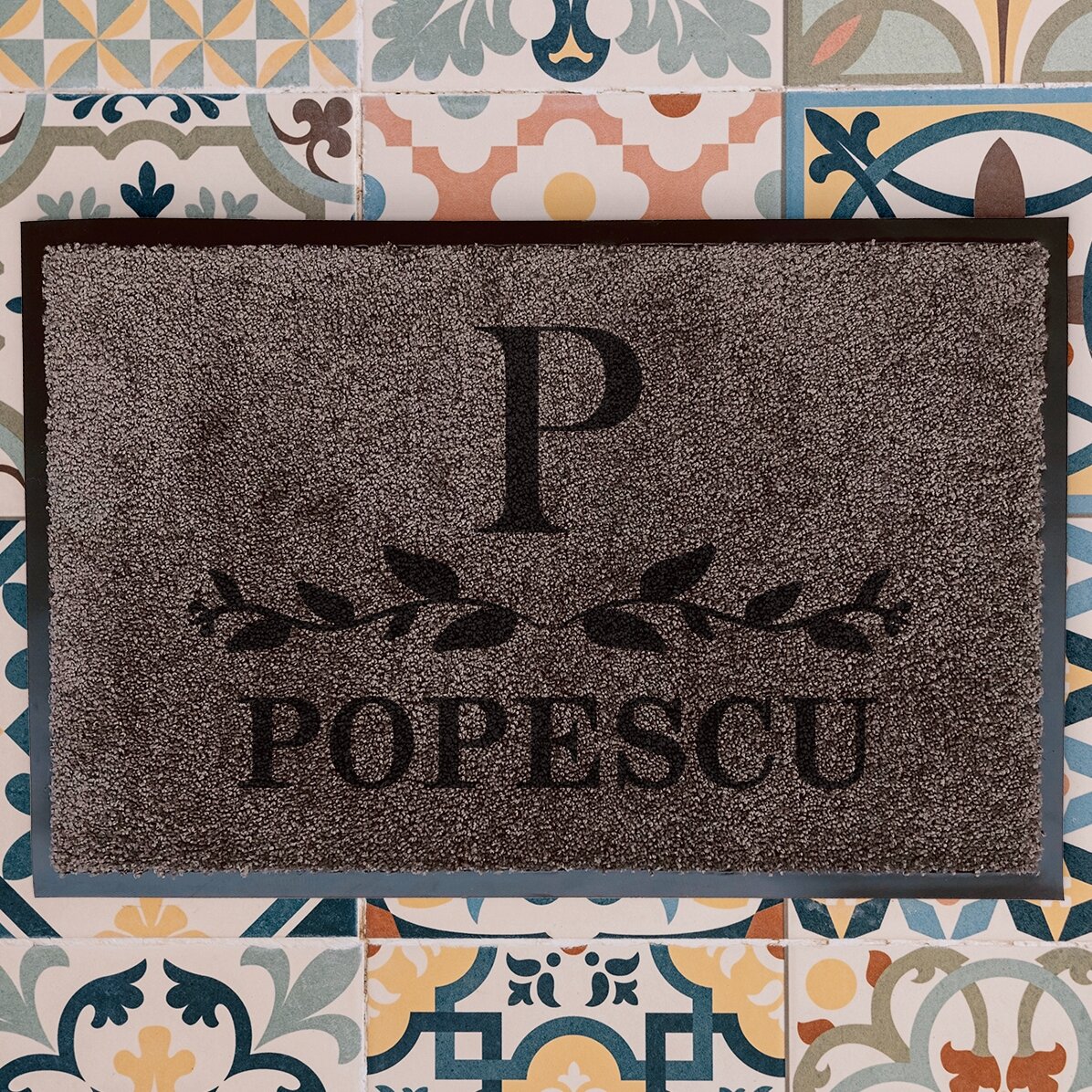 Covoraș intrare de interior personalizat - Emblemă