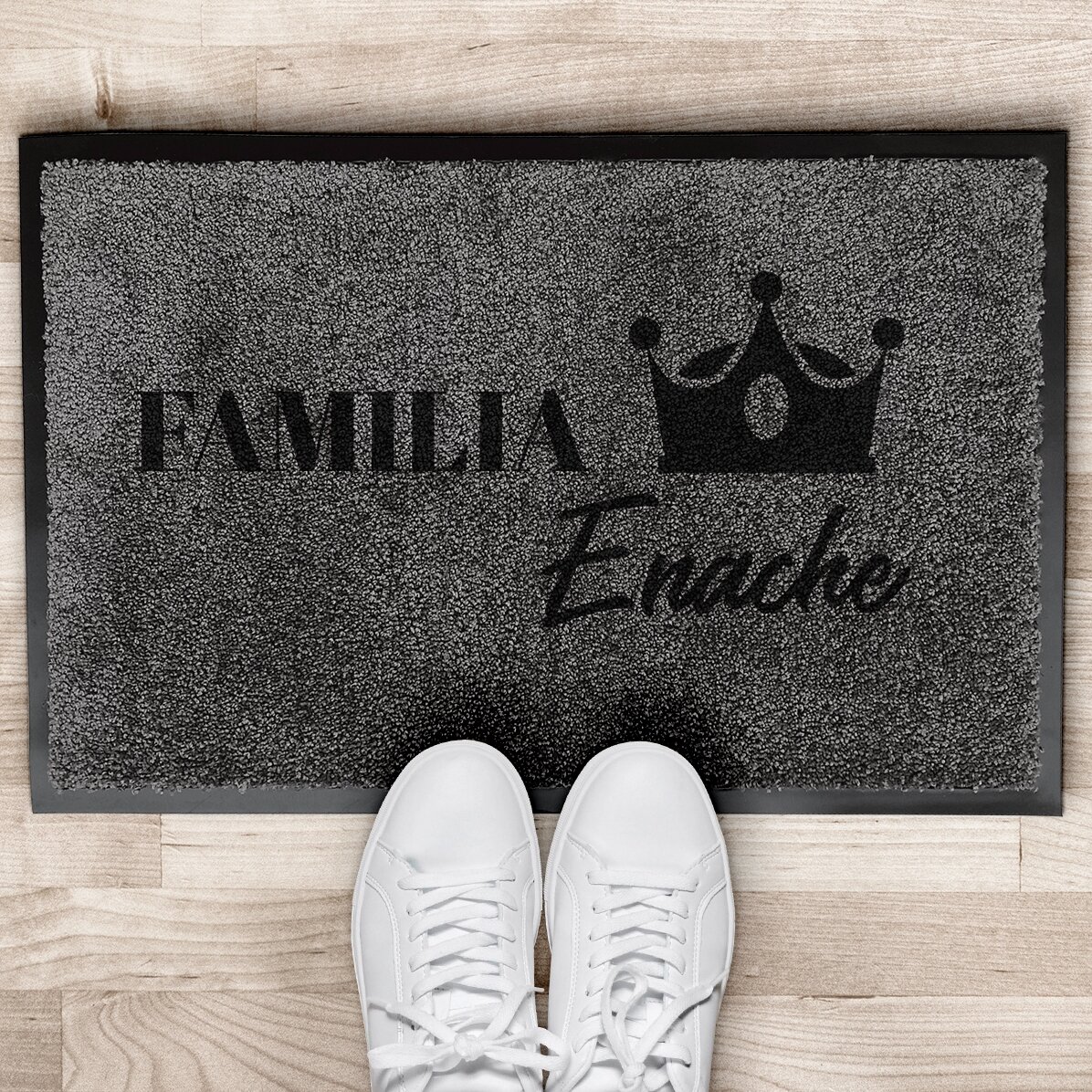 Covoraș intrare de interior personalizat - Familie regală