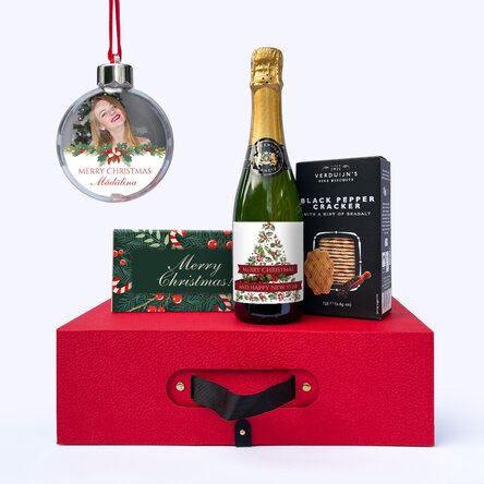 Cutie cadou - Christmas time cu glob personalizat