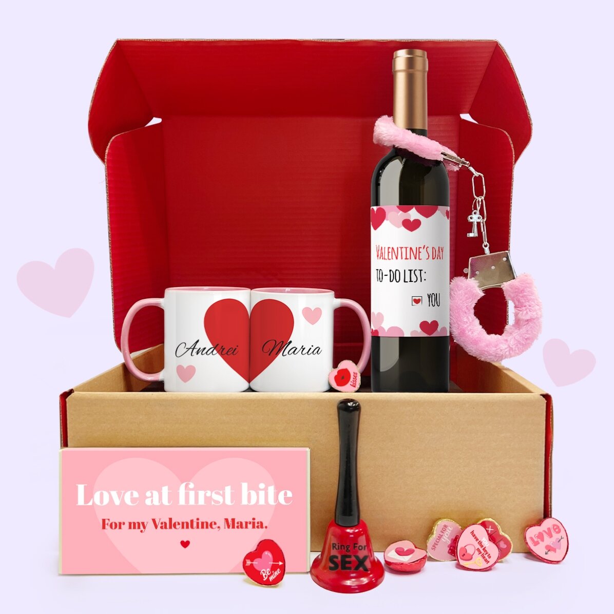 Cutie cadou de Valentine