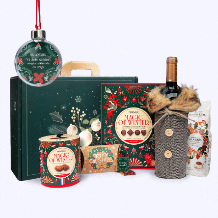 Cutie cadou - Magia Crăciunului cu glob personalizat