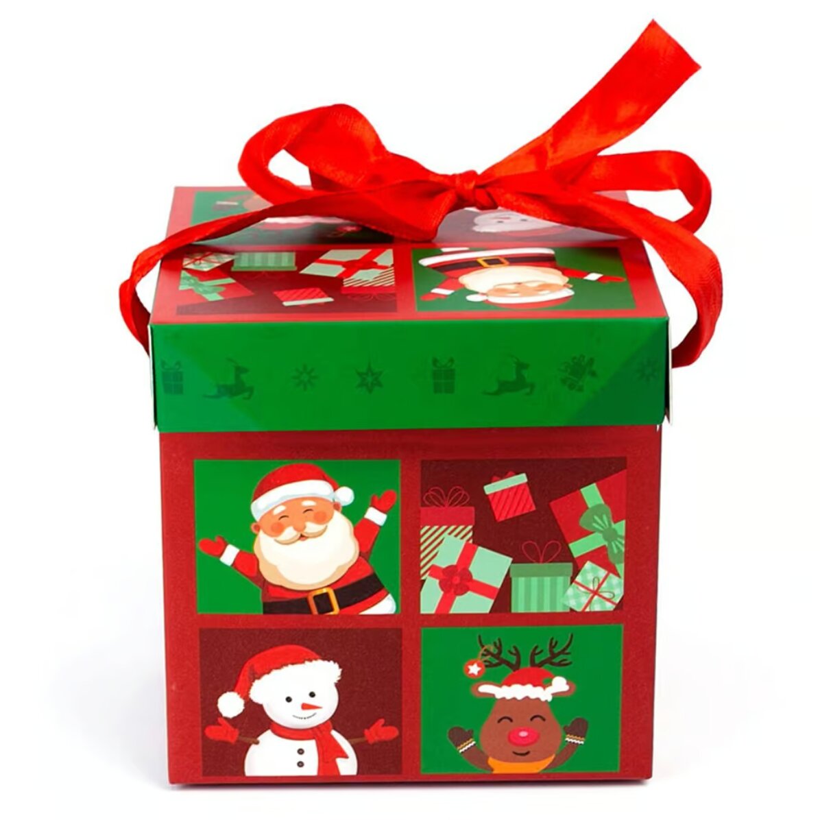 Cutie cadou cană / glob / dulciuri și altele  - Model de Crăciun