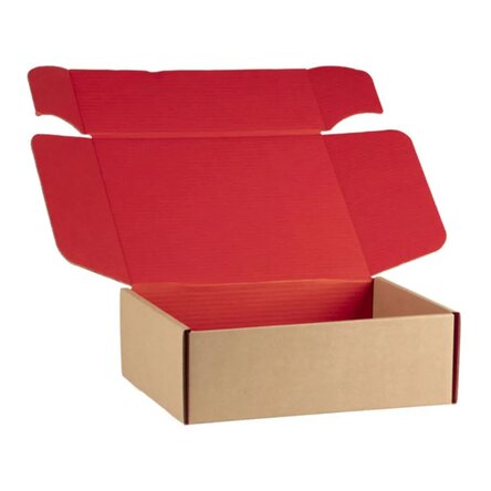 Cutie craft cu interior roșu