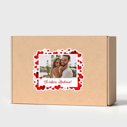 Cutie craft personalizată cu sticker - Love