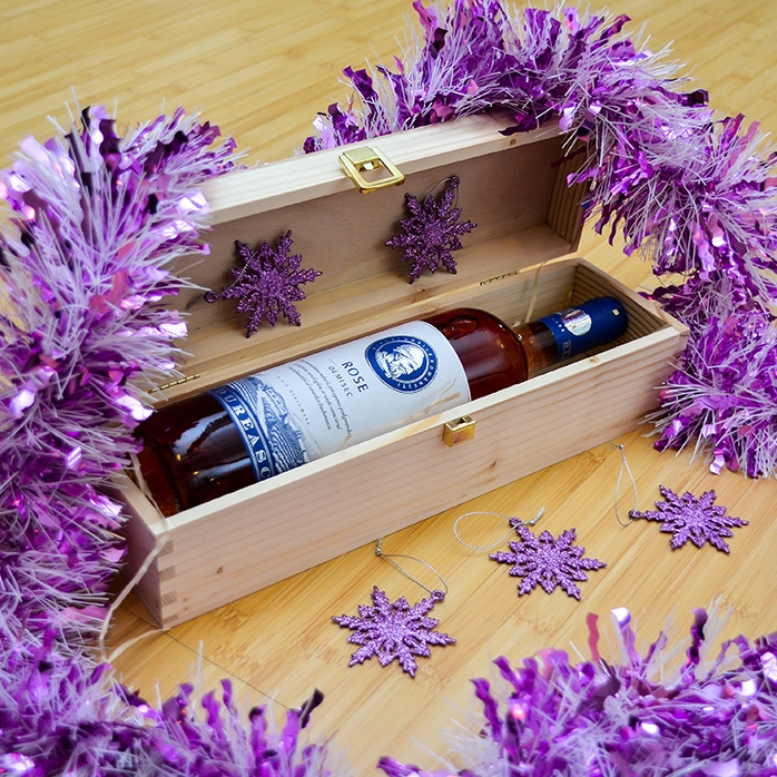 Cutie de vin personalizată - Sărbători fericite