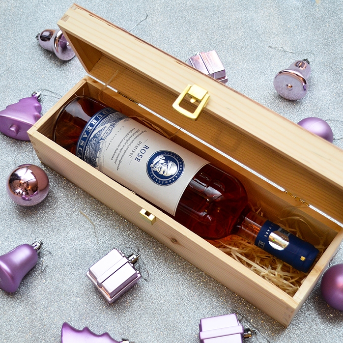 Cutie de vin personalizată - Star Christmas Tree