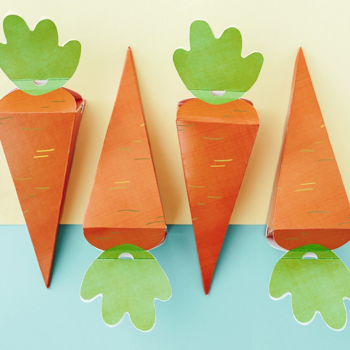 Prémium doboz édességekhez/kis húsvéti ajándékokhoz - Sárgarépa