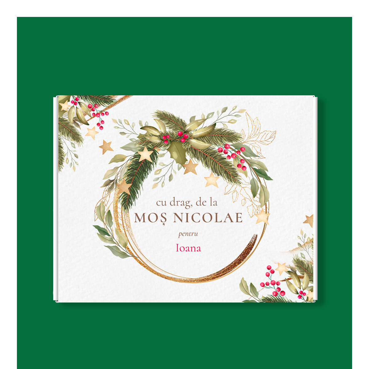 Személyre szabott édességes dobozok a Mikulástól