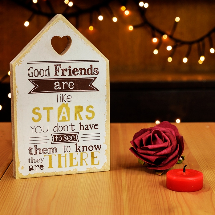 Decorațiune good friends are like stars