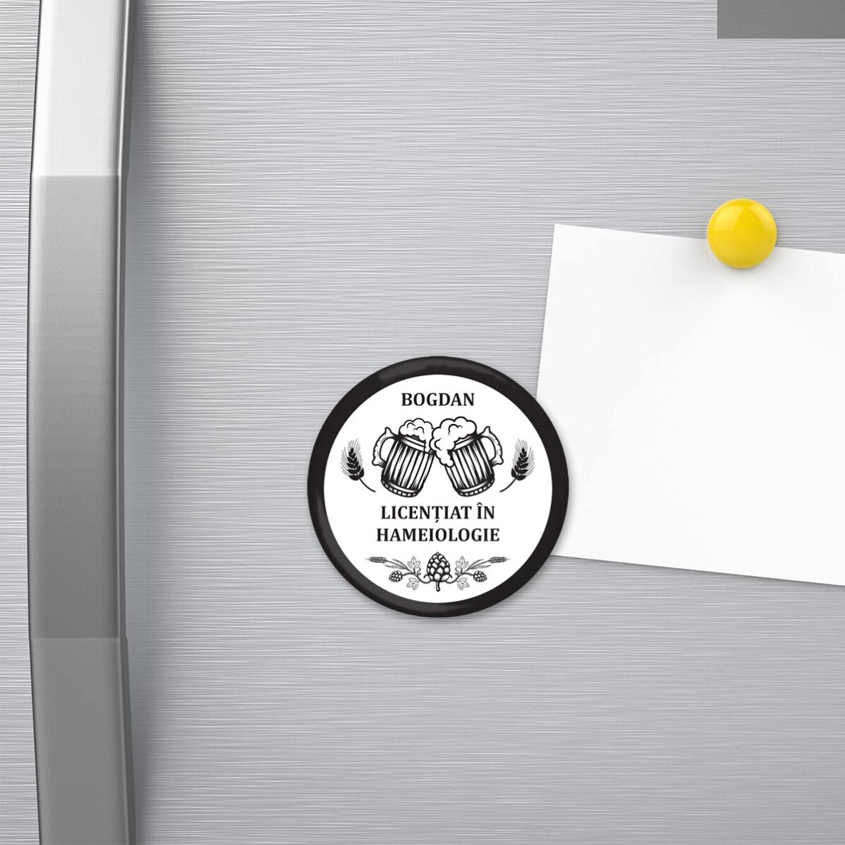 Desfăcător de sticle cu magnet personalizat cu mesaj  - Bere