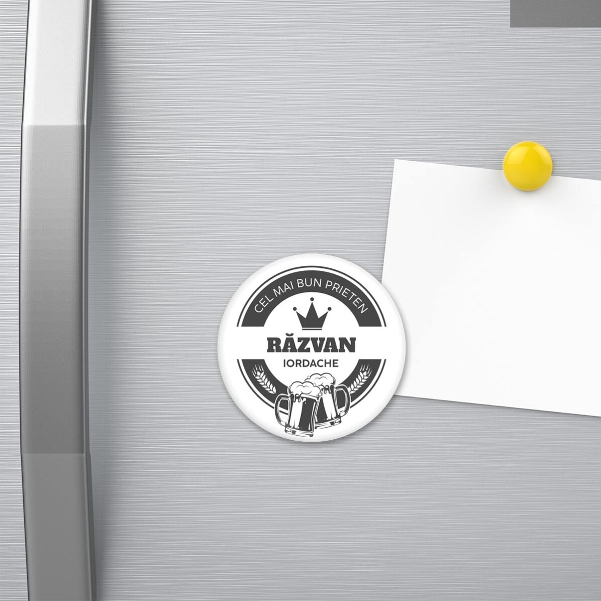 Desfăcător de sticle cu magnet personalizat cu text  - Bere