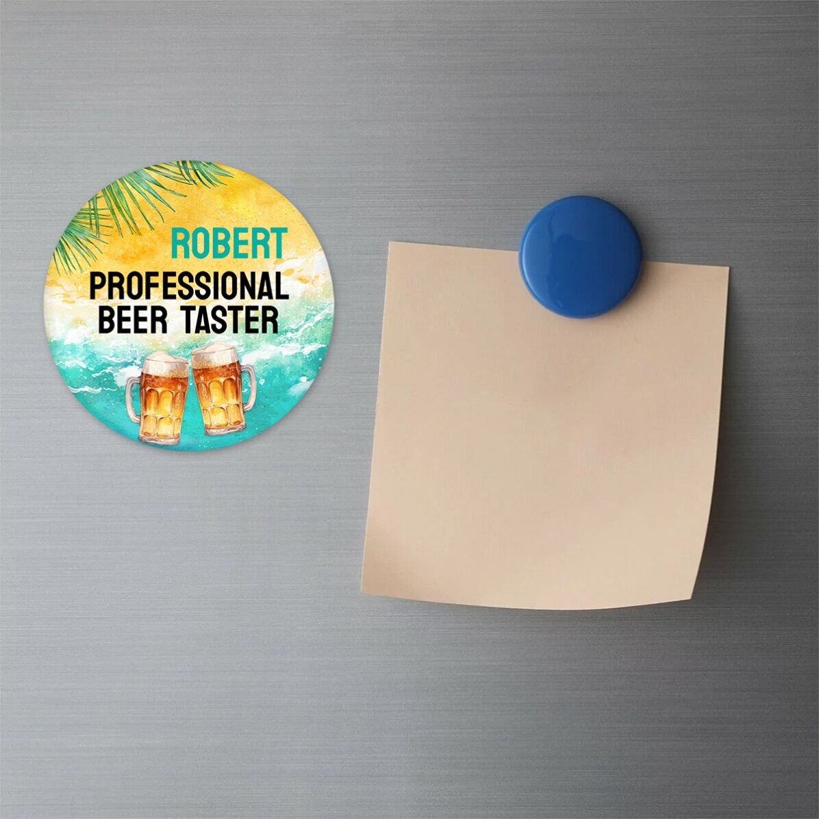 Desfăcător de sticle cu magnet personalizat cu text  - Summer