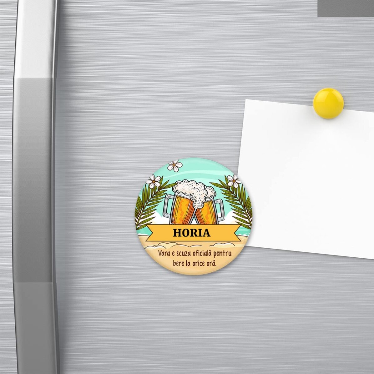 Desfăcător de sticle cu magnet personalizat cu text  - Vacanța de vară