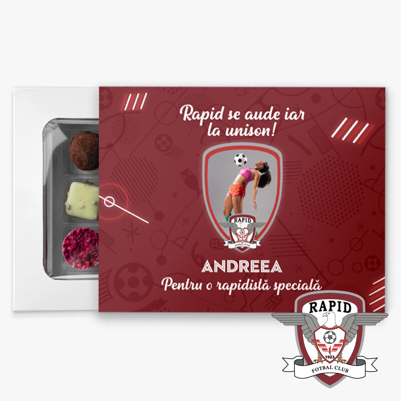 Hivatalos licenc alapján készült, személyre szabott édességek és cukorkák – FC Rapid 1923