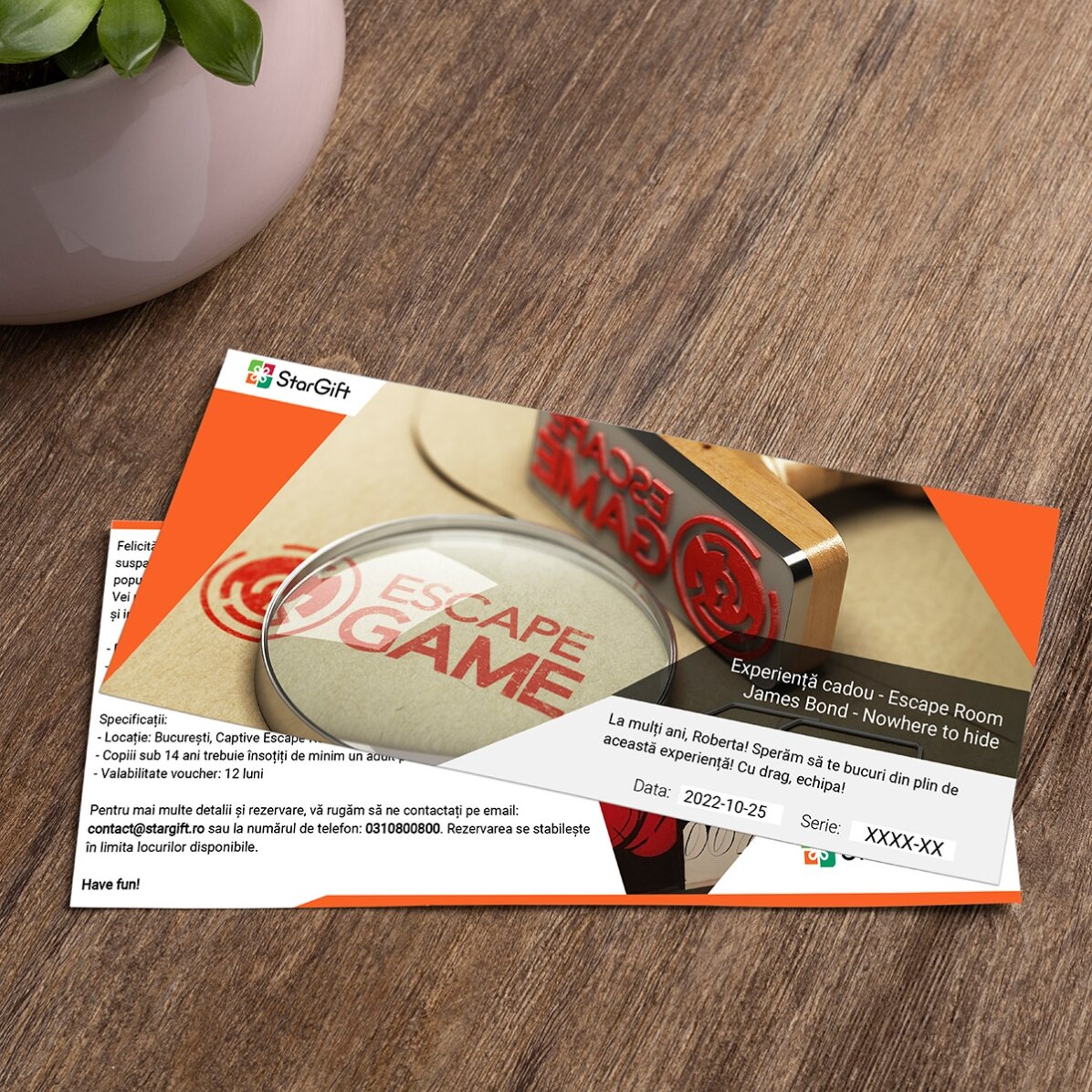Experiență cadou - Escape Room James Bond - Nowhere to hide