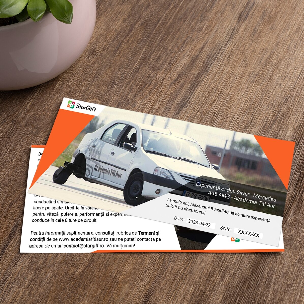 Experiență cadou Silver - Mercedes A45 AMG - Academia Titi Aur 