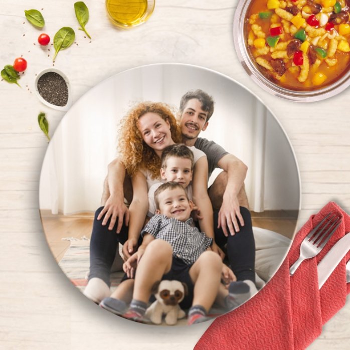 Farfurie personalizată cu o poză