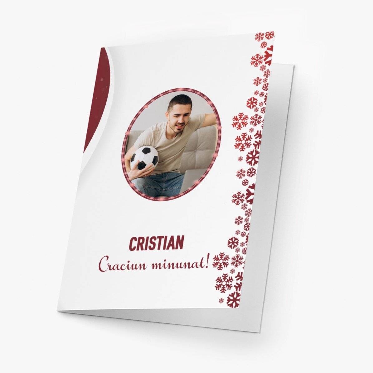 Felicitare FC Rapid personalizată cu poză și text - Atmosferă de sărbătoare