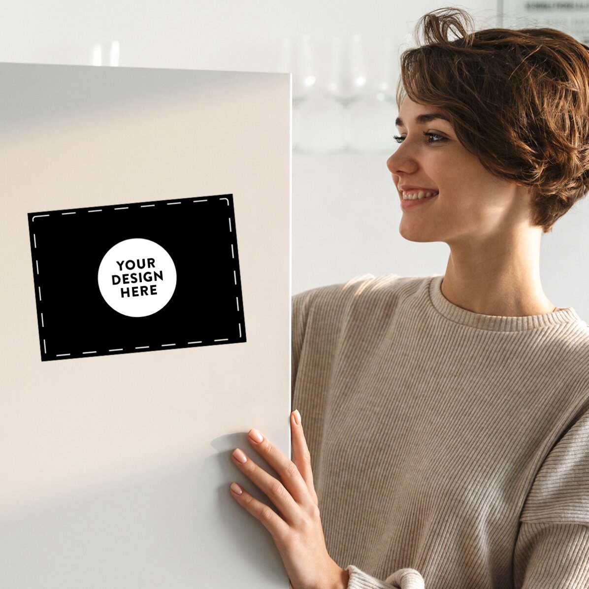 Felicitare magnetică personalizată cu grafica ta