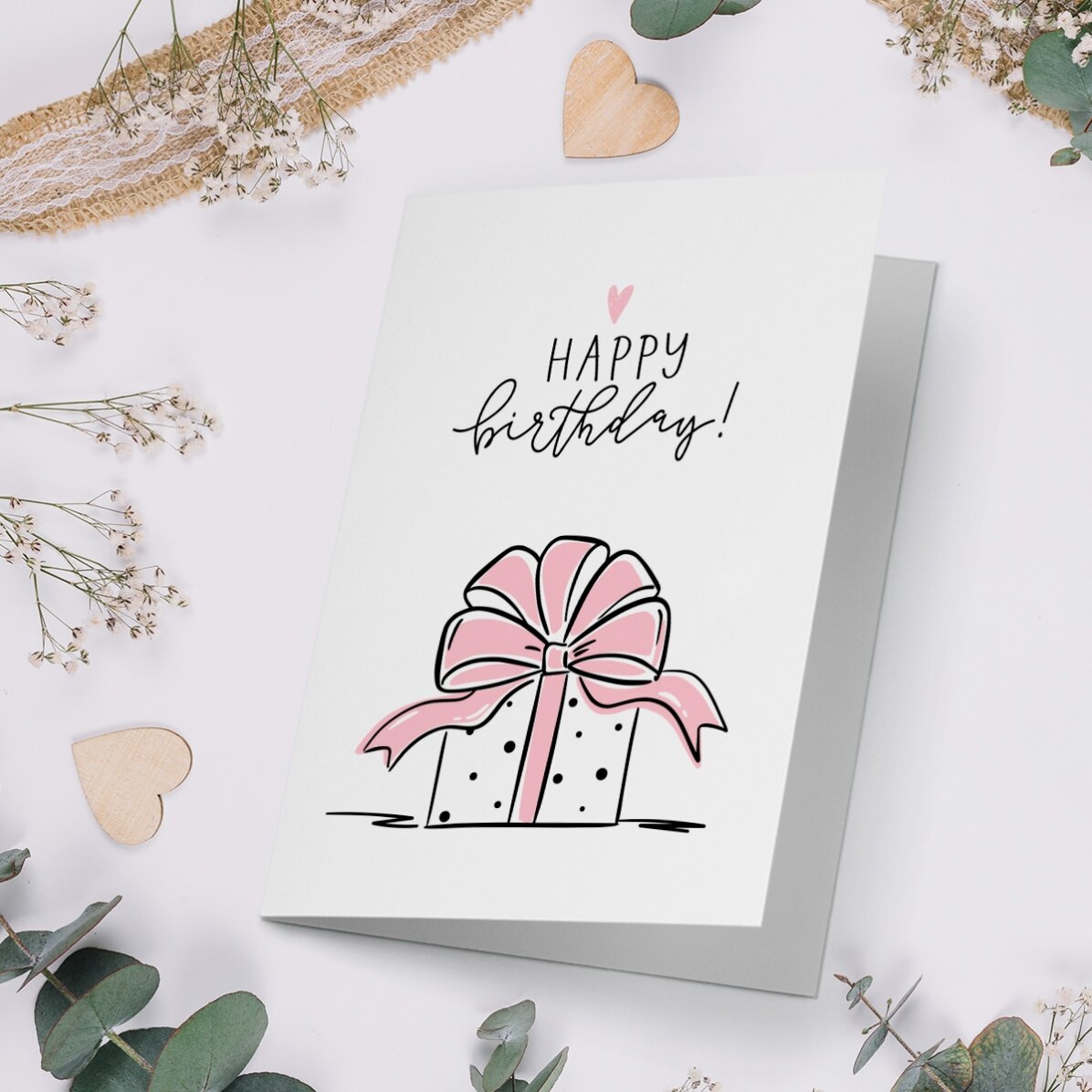 Felicitare personalizată - Birthday gift