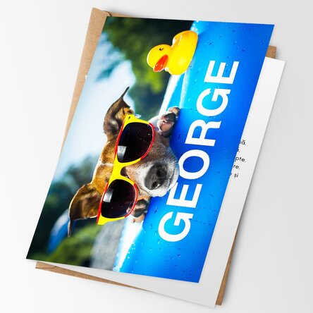 Személyre szabott kiskutya tortadísz