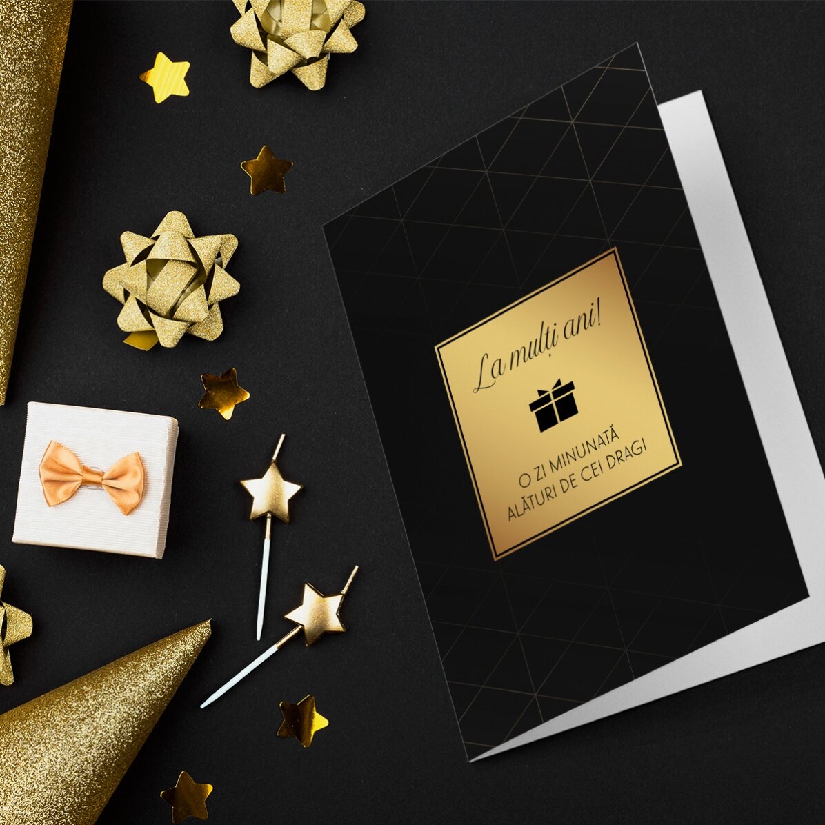 Felicitare personalizată cu mesaj pentru zi de naștere - Best wishes