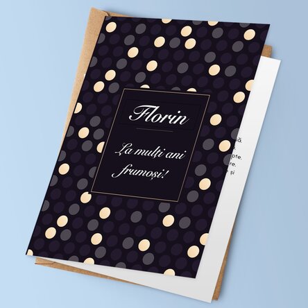 Felicitare personalizată cu text - Aniversare 