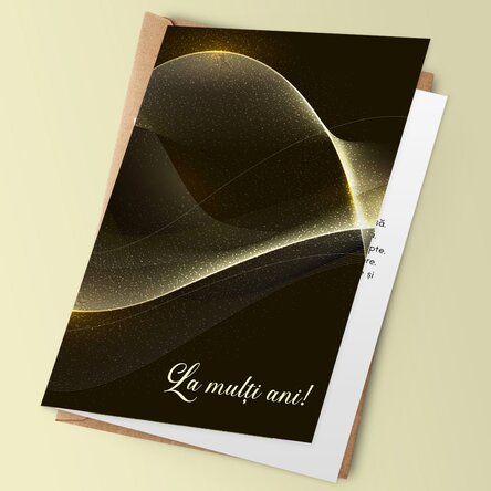 Felicitare personalizată cu text - La mulți ani!