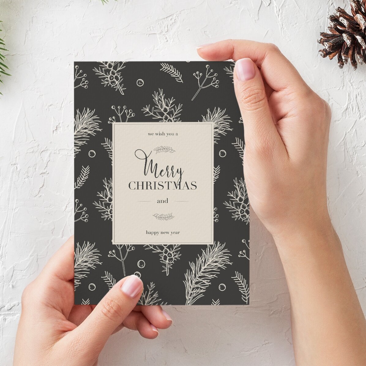 Felicitare personalizată cu text - Model Pin