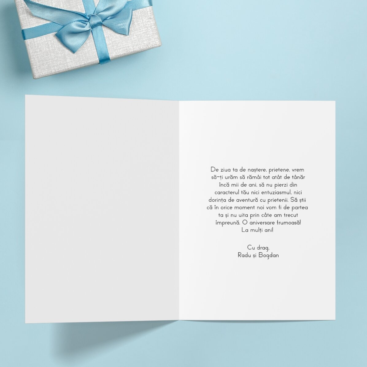 Felicitare personalizată - STAI CALM