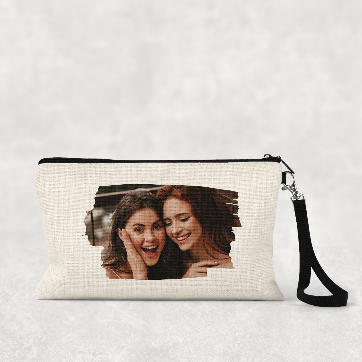 Gentuță pentru cosmetice personalizată cu o poză - Brush