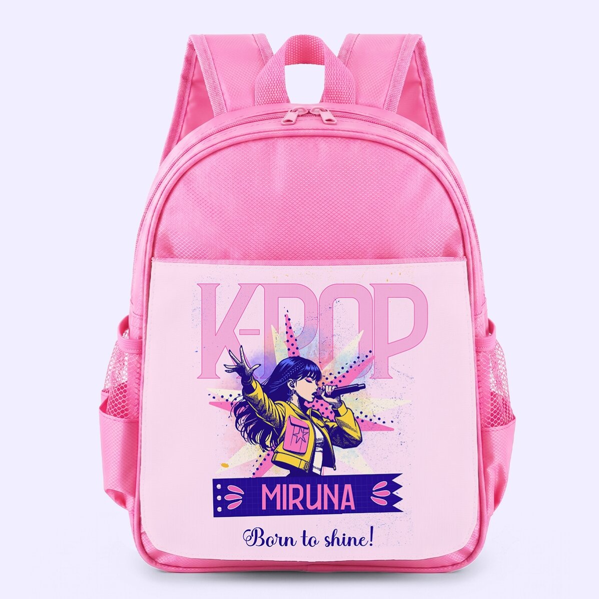 Személyre szabott iskolatáska felirattal – Kpop