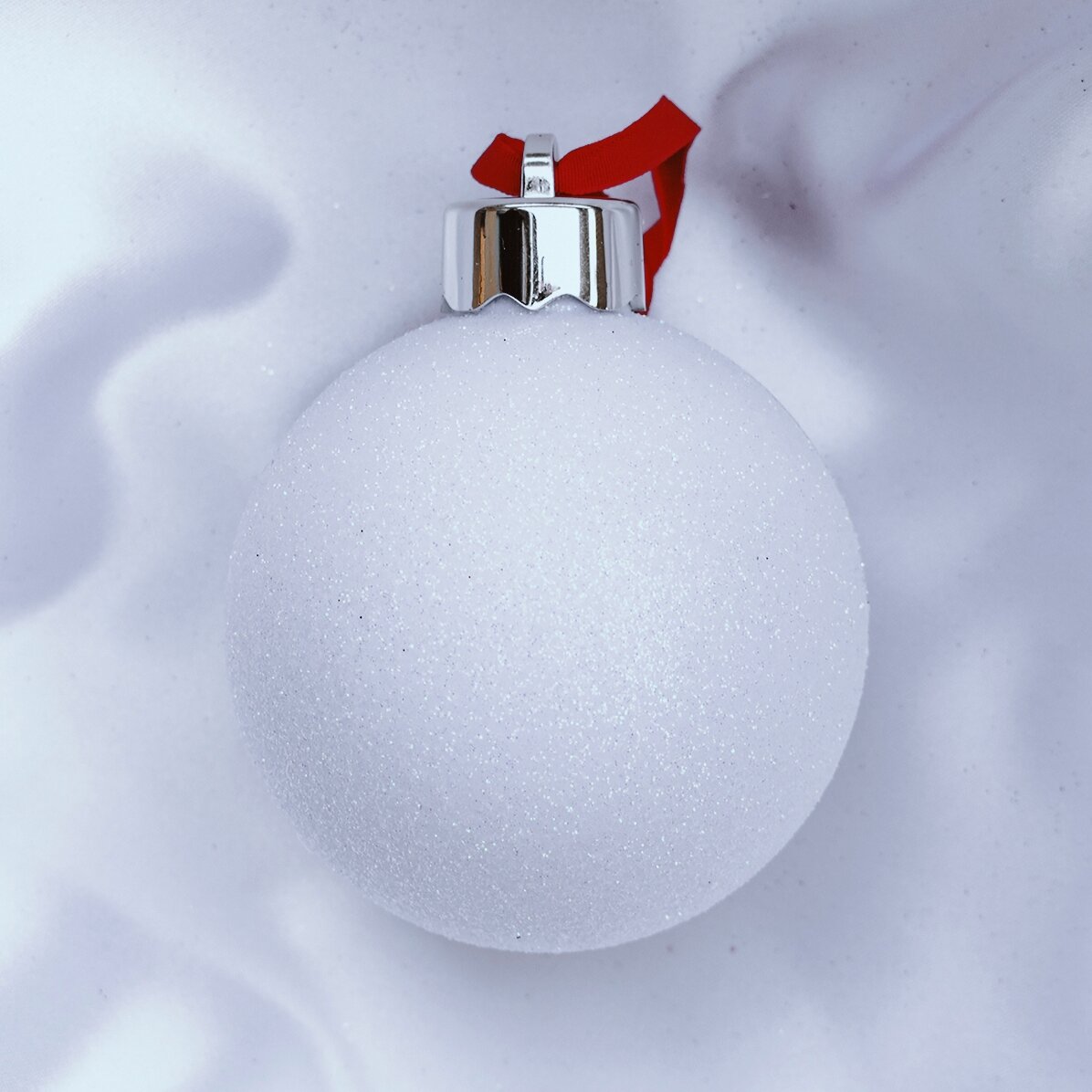 Glob personalizat cu numele tău - Silver Snowflake