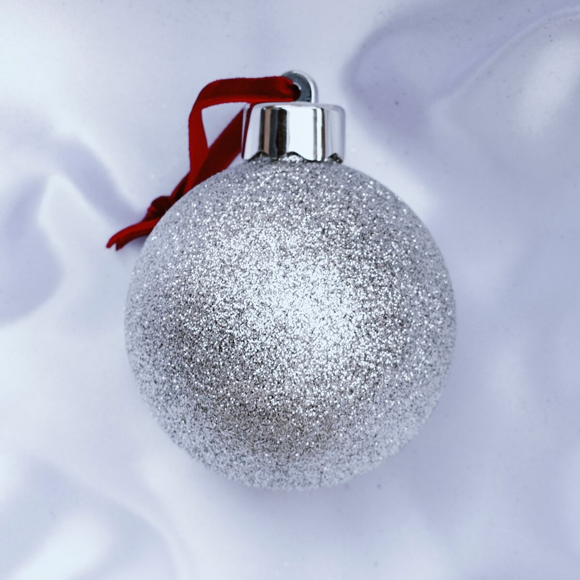 Glob personalizat cu numele tău - Silver Snowflake