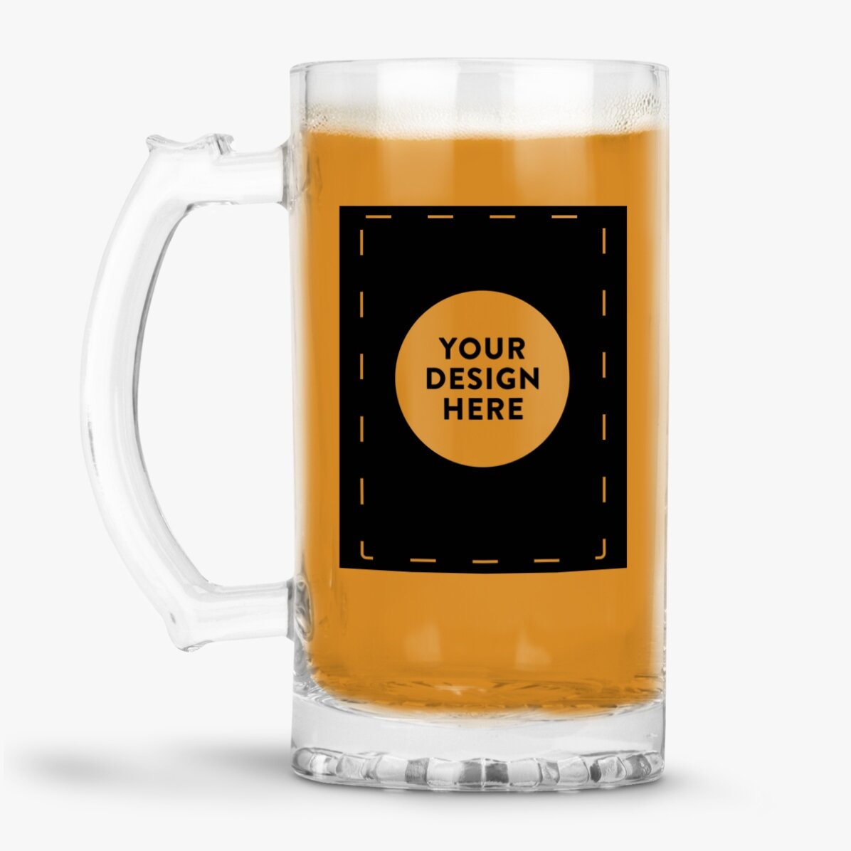 Halbă de bere personalizată cu grafica ta
