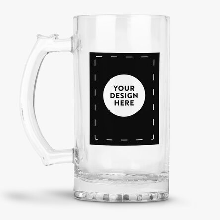 Halbă de bere personalizată cu grafica ta