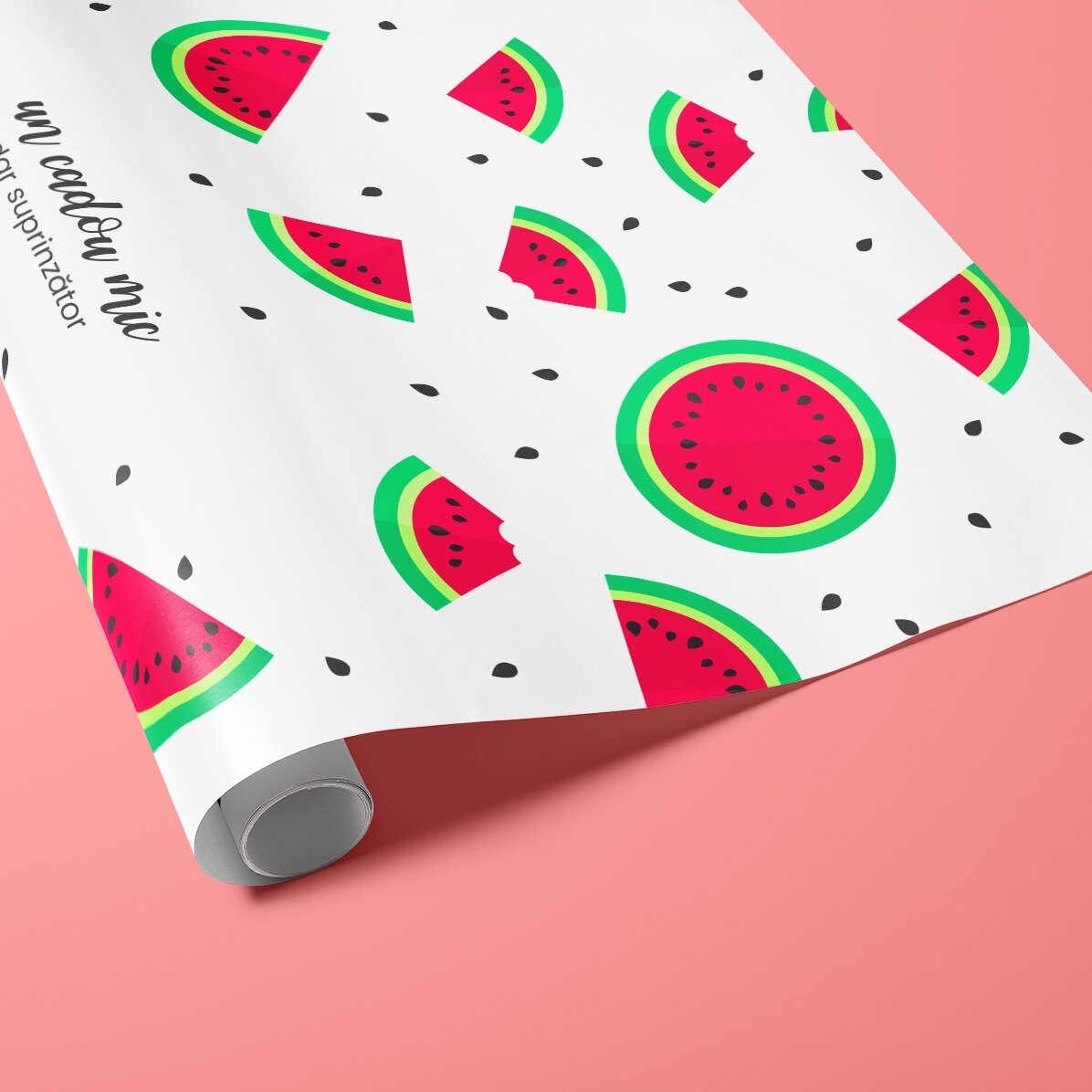 Hârtie de împachetat cadouri personalizată - Pepeni