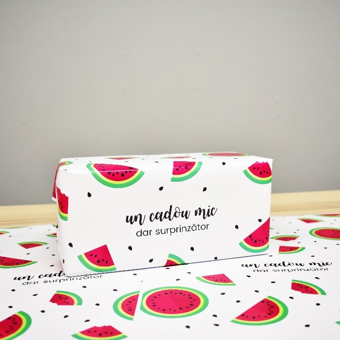 Hârtie de împachetat cadouri personalizată - Pepeni