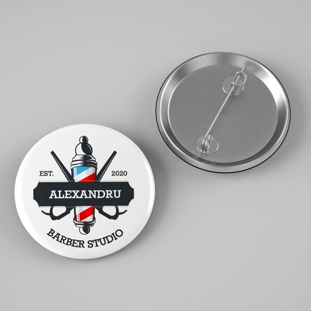 Insignă personalizată cu mesaj - Hair Stylist